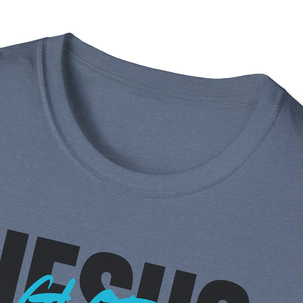 Unisex Softstyle T-Shirt - Jesus is King Glory Today Tomorrow Forever