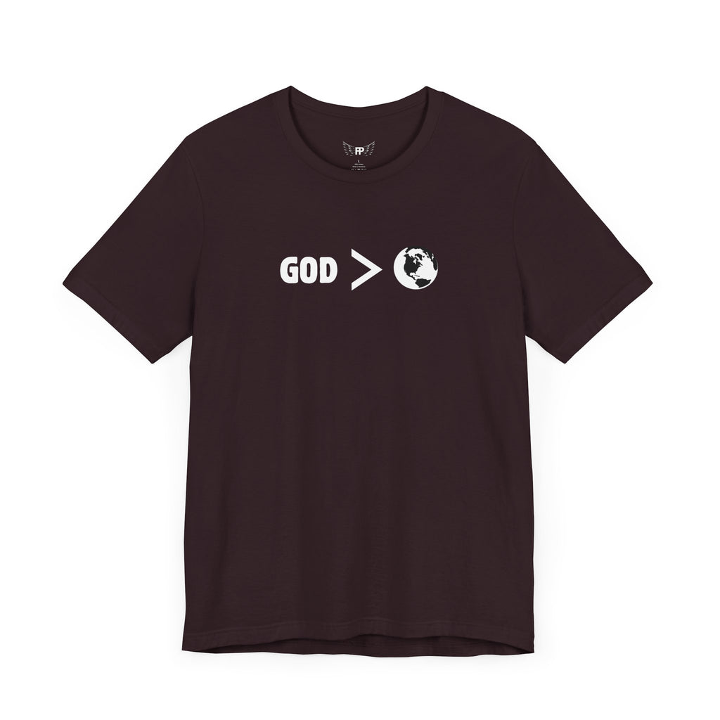 God > World | Choose Love & Healing Unisex tee