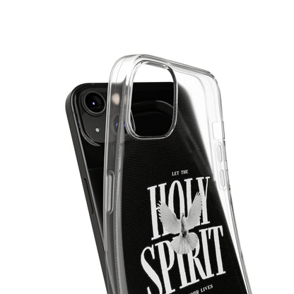 Holy Spirit Dove Clear Phone Case