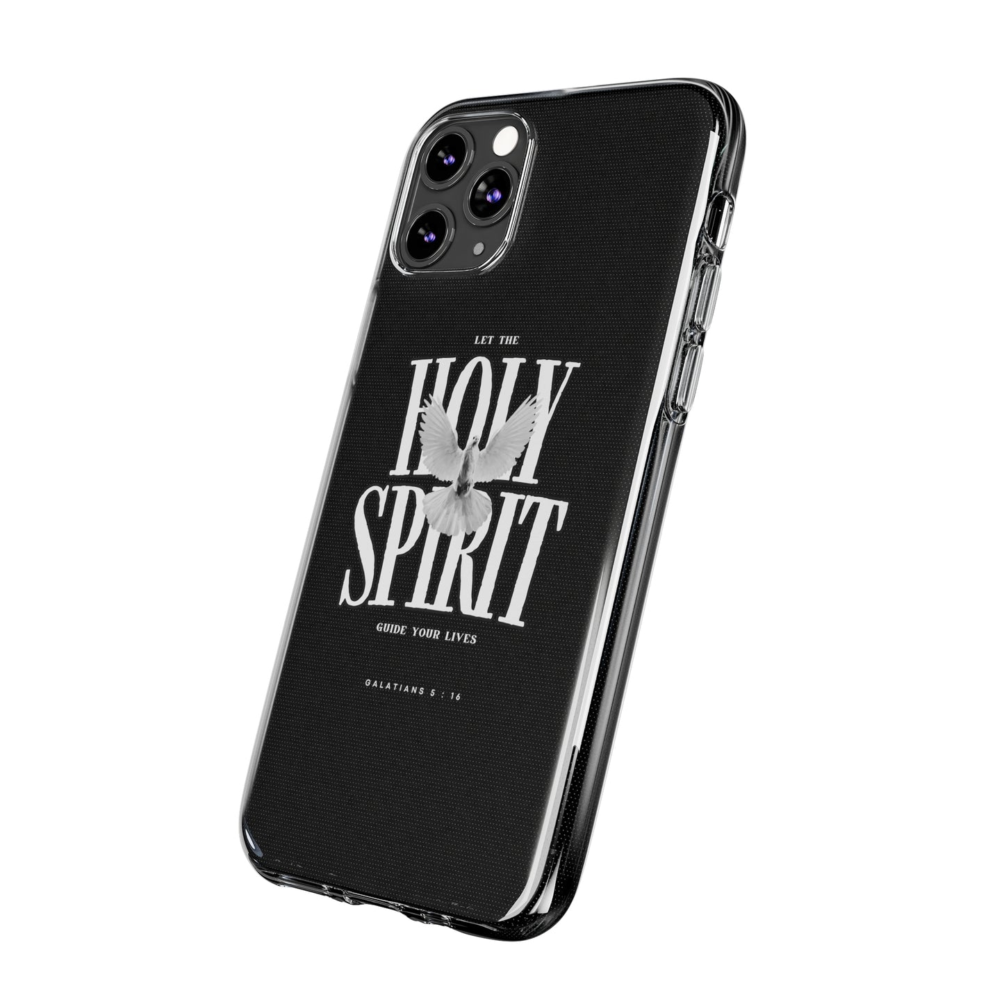 Holy Spirit Dove Clear Phone Case