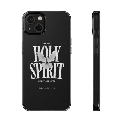 Holy Spirit Dove Clear Phone Case