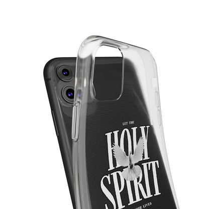 Holy Spirit Dove Clear Phone Case