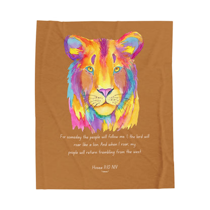 Follower "LION" Plush Blanket