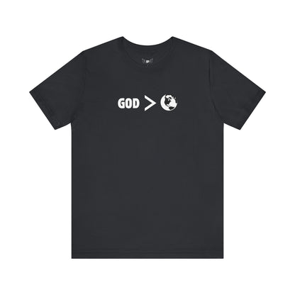 God > World | Choose Love & Healing Unisex tee