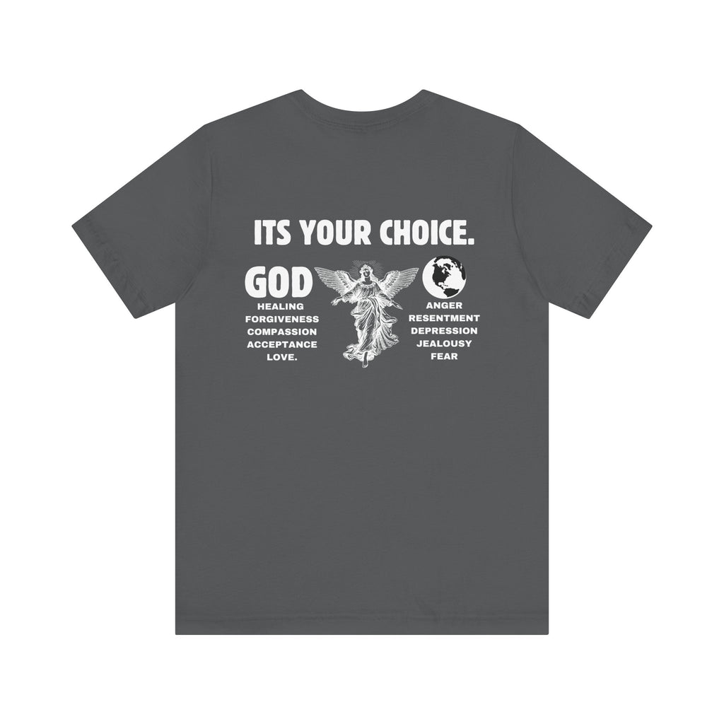 God > World | Choose Love & Healing Unisex tee