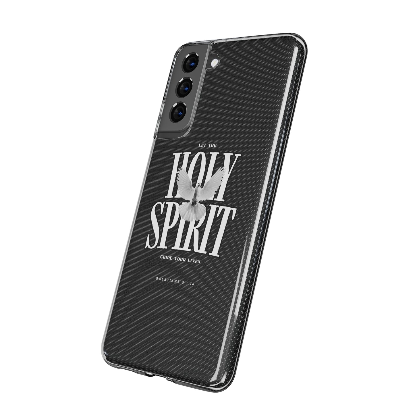 Holy Spirit Dove Clear Phone Case