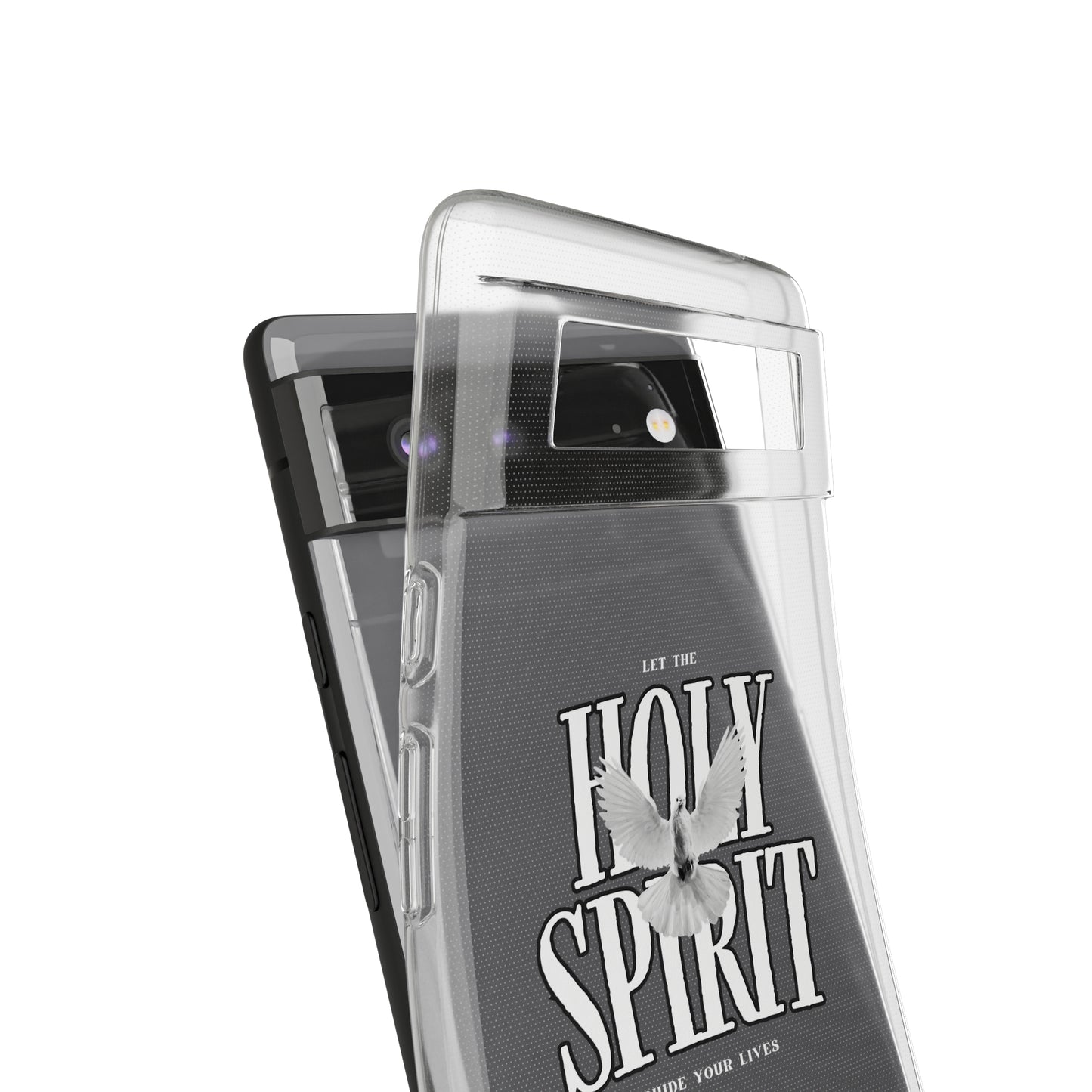 Holy Spirit Dove Clear Phone Case