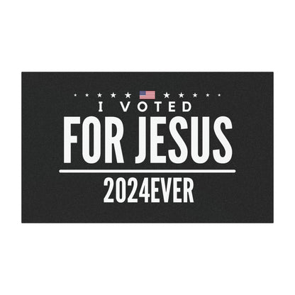 "I Voted For Jesus 2024EVER" Car Magnet