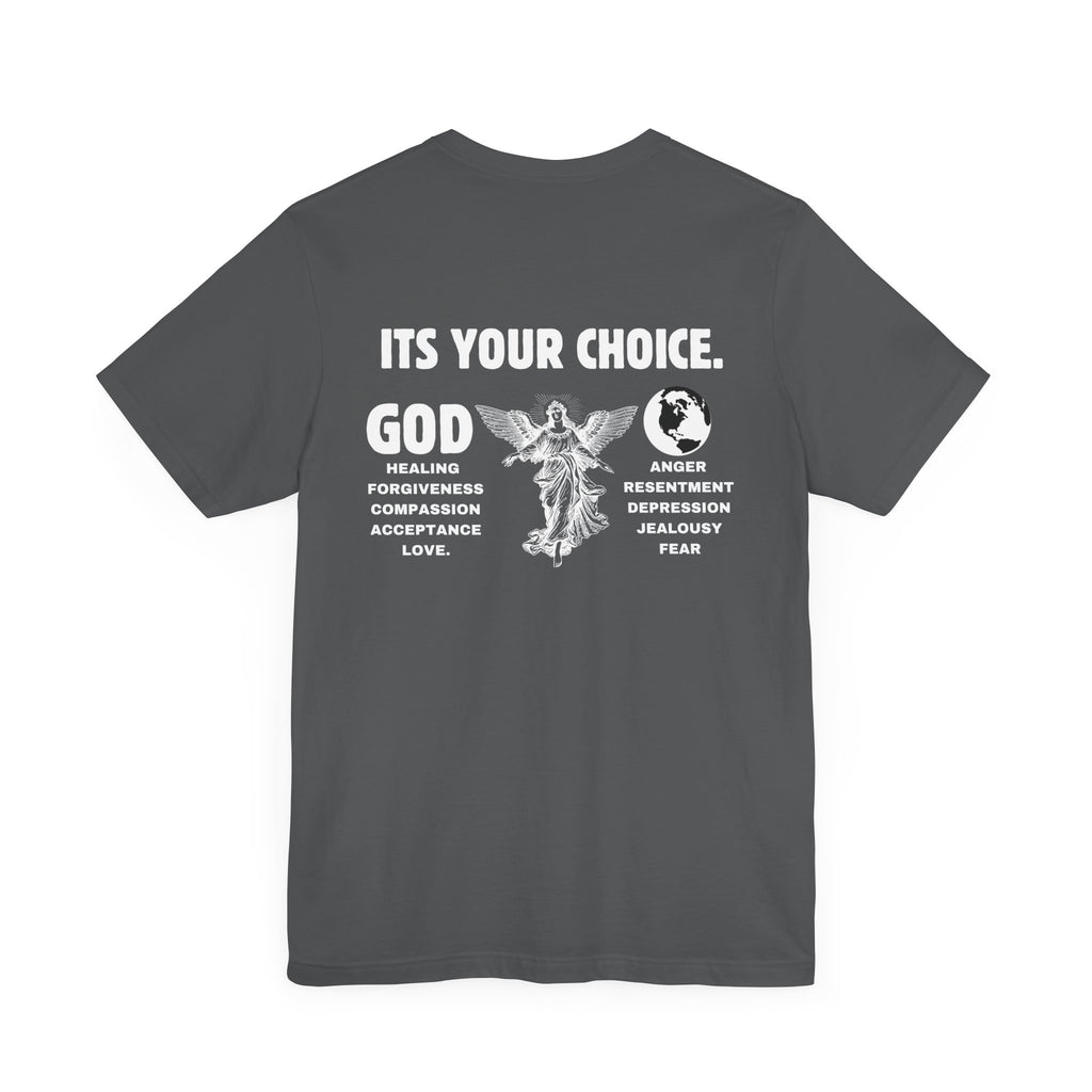 God > World | Choose Love & Healing Unisex tee