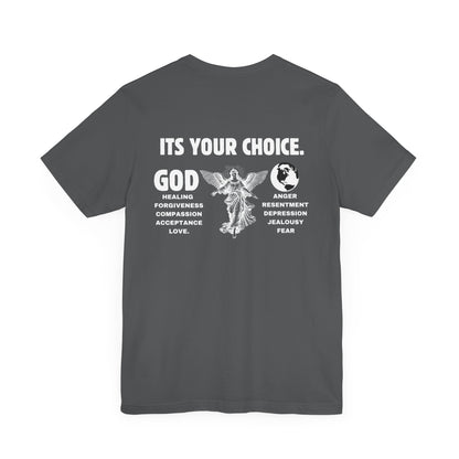 God > World | Choose Love & Healing Unisex tee