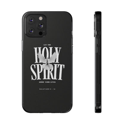 Holy Spirit Dove Clear Phone Case