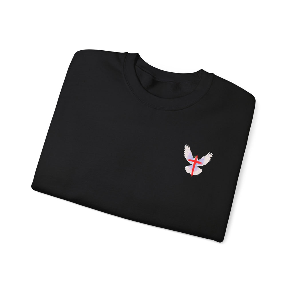 Dove Faithful: Proverbs 3:5-6 On Sleeve Sweatshirt