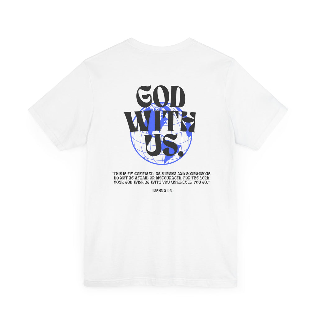 God With Us - Unisex Softstyle Tee  - Vintage Streetwear Graphic T-Shirt