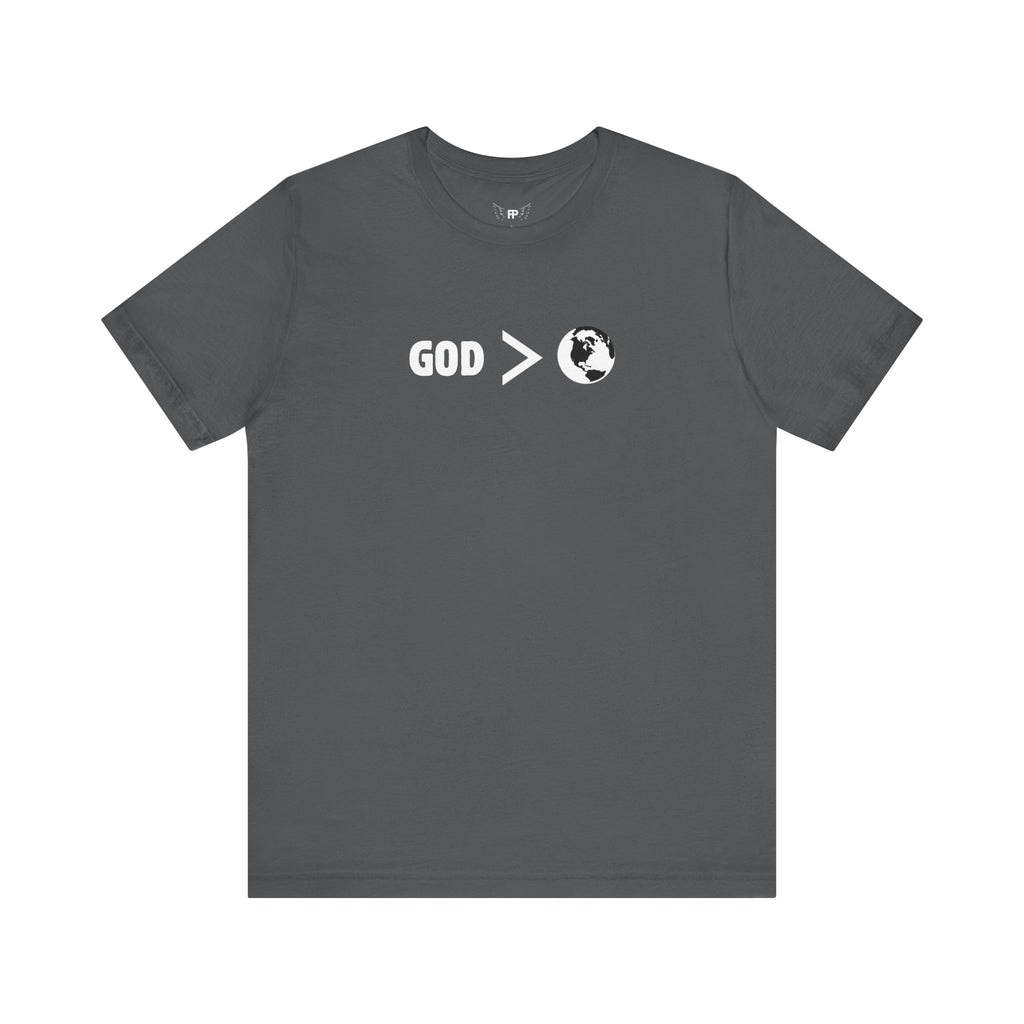 God > World | Choose Love & Healing Unisex tee