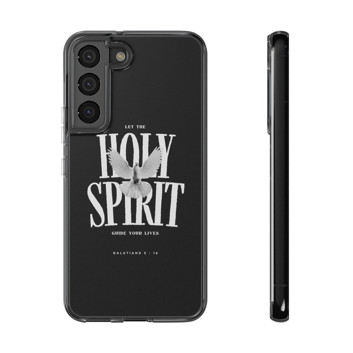 Holy Spirit Dove Clear Phone Case