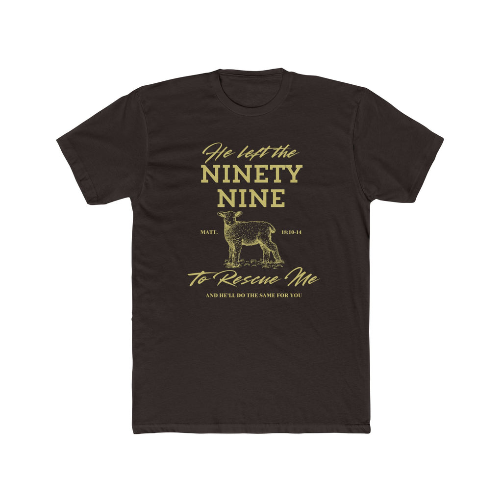 He Left the 99 To Rescue One - Cotton T-Shirt