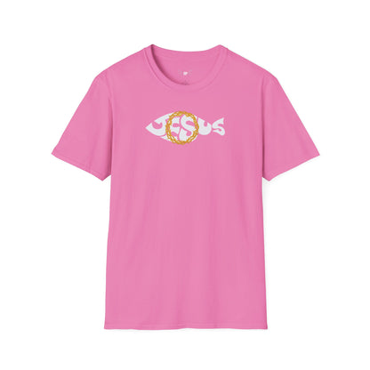 Jesus Fish Unisex Softstyle T-Shirt
