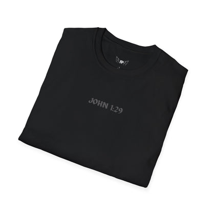 Unisex Softstyle T-Shirt - 'Lamb of God' & 'John 1:29' – Faith-Inspired Apparel