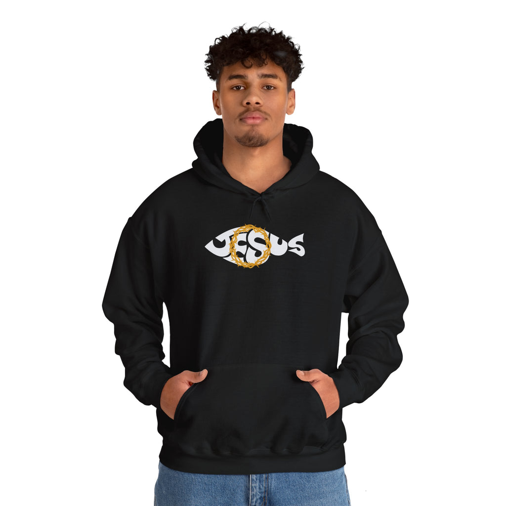 Jesus Fish Unisex Softstyle Hoodie
