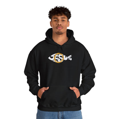 Jesus Fish Unisex Softstyle Hoodie