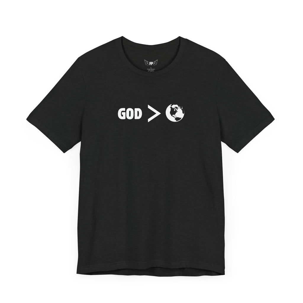 God > World | Choose Love & Healing Unisex tee
