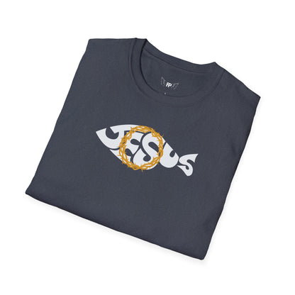 Jesus Fish Unisex Softstyle T-Shirt