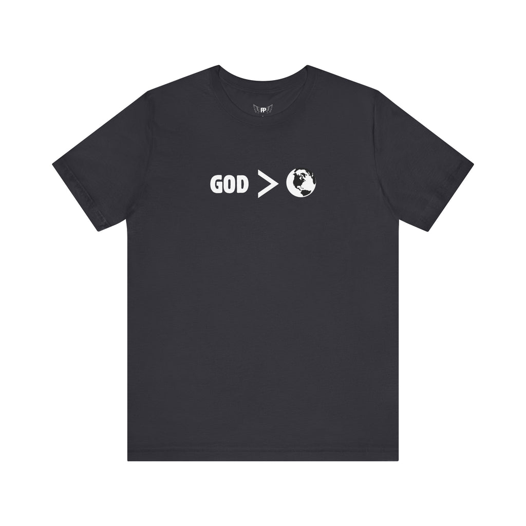 God > World | Choose Love & Healing Unisex tee