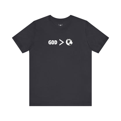 God > World | Choose Love & Healing Unisex tee