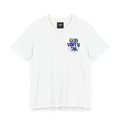 God With Us - Unisex Softstyle Tee  - Vintage Streetwear Graphic T-Shirt