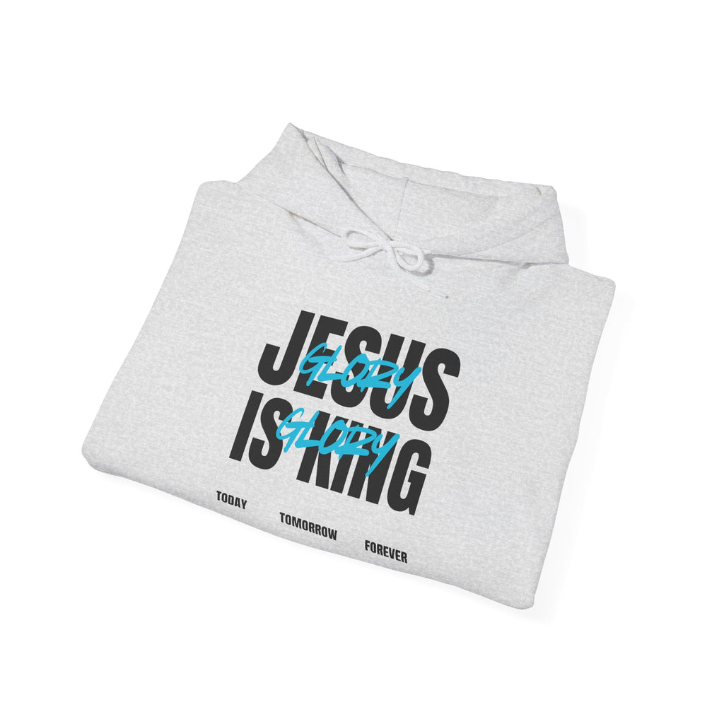 Jesus Is King - Today, Tomorrow, And Forever Unisex Softstyle Hoodie
