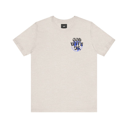 God With Us - Unisex Softstyle Tee  - Vintage Streetwear Graphic T-Shirt