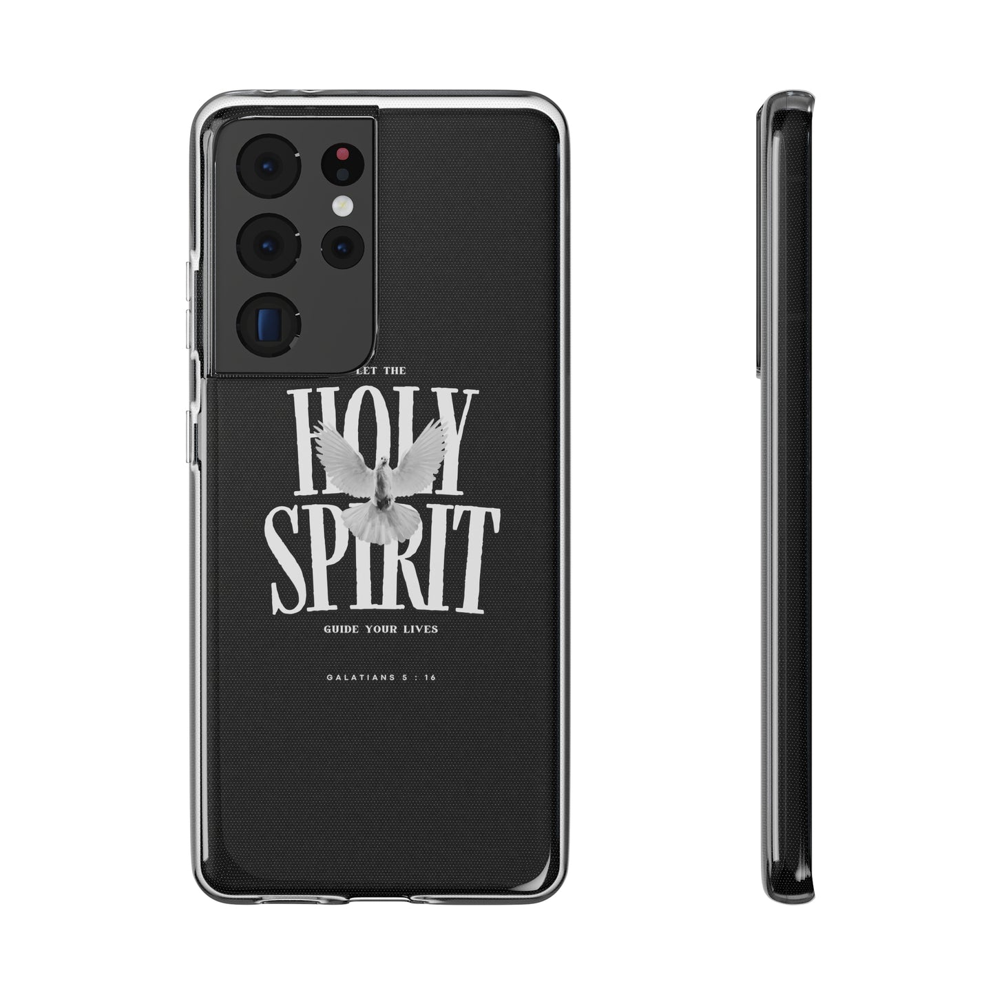 Holy Spirit Dove Clear Phone Case