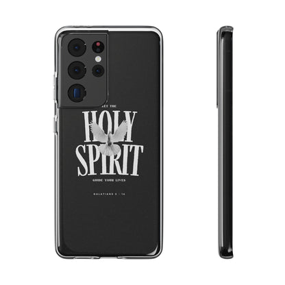 Holy Spirit Dove Clear Phone Case