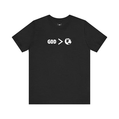 God > World | Choose Love & Healing Unisex tee