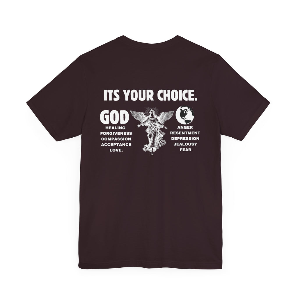 God > World | Choose Love & Healing Unisex tee