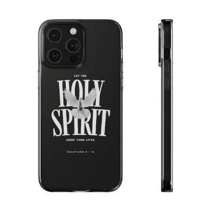 Holy Spirit Dove Clear Phone Case