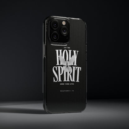 Holy Spirit Dove Clear Phone Case