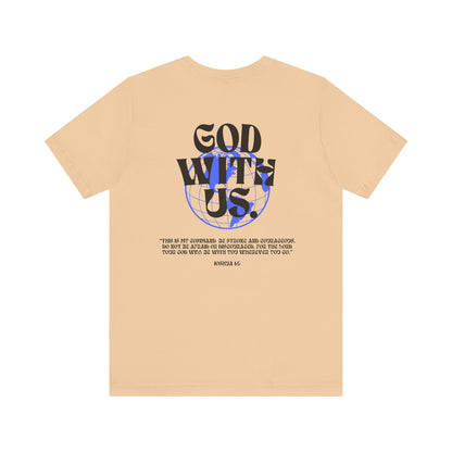 God With Us - Unisex Softstyle Tee  - Vintage Streetwear Graphic T-Shirt