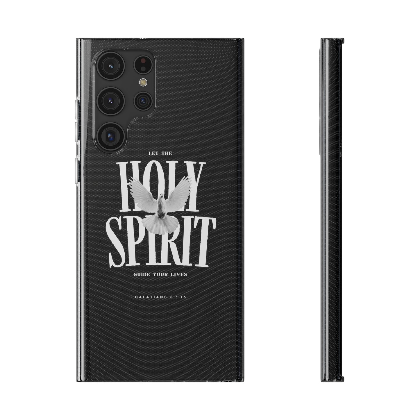 Holy Spirit Dove Clear Phone Case