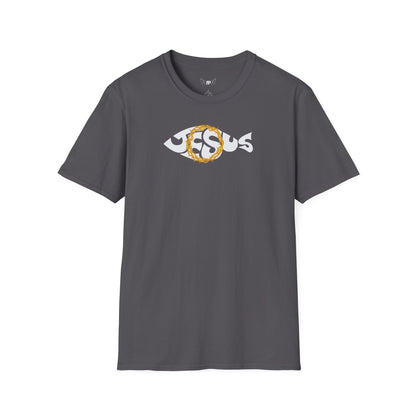 Jesus Fish Unisex Softstyle T-Shirt