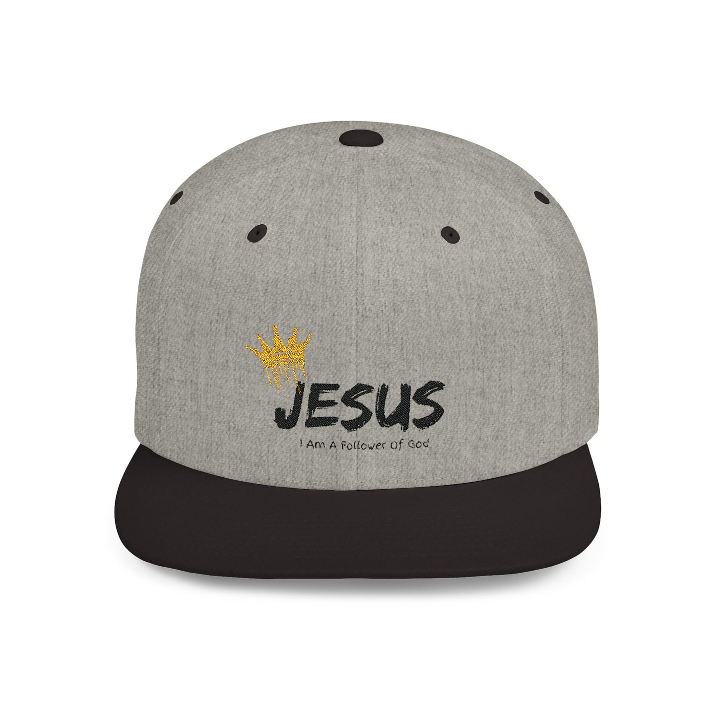 Limited Edition Snap-back Cap- Jesus "I Am A Follower Of God"