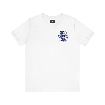 God With Us - Unisex Softstyle Tee  - Vintage Streetwear Graphic T-Shirt